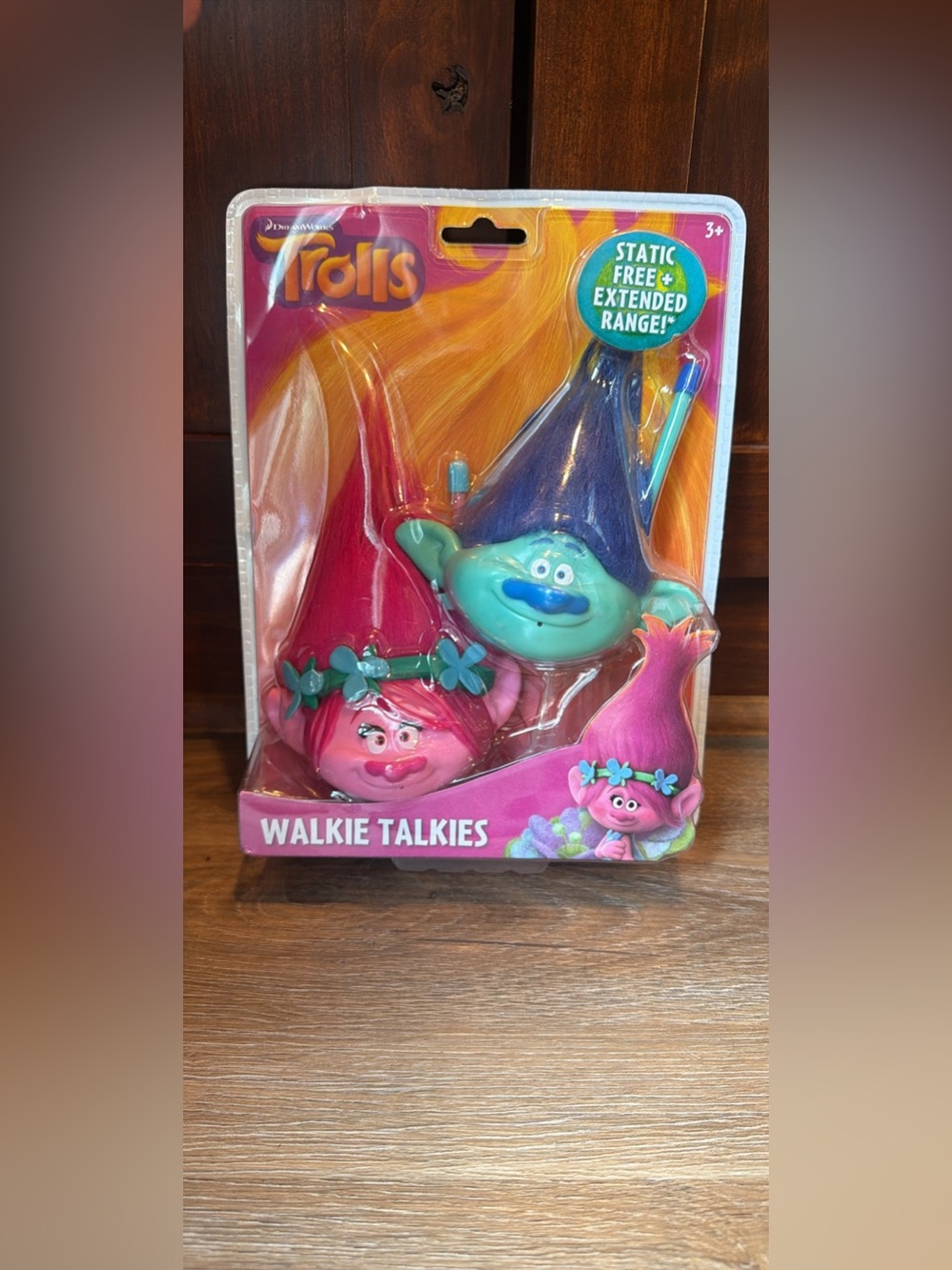 Trolls Pink & Blue Character Walkie Talkie Set!